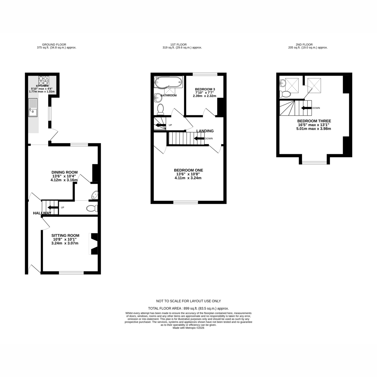 145, Orchard Street, Chichester floorplan