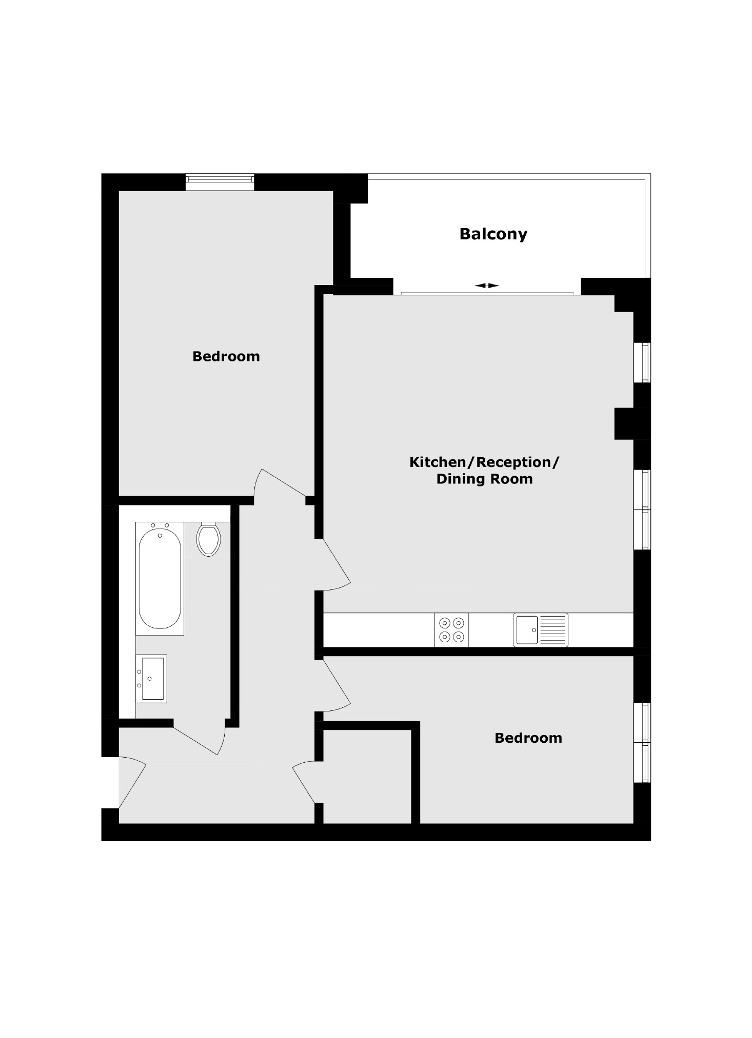 10B Vision Point, 4, Yelverton Road, Battersea floorplan