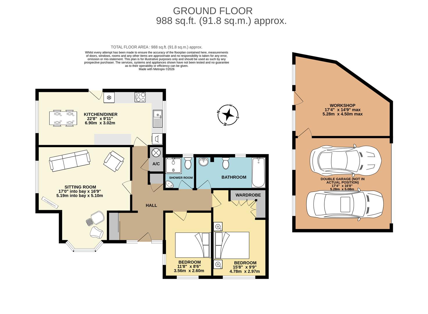 5, West Meads Drive, Bognor Regis floorplan