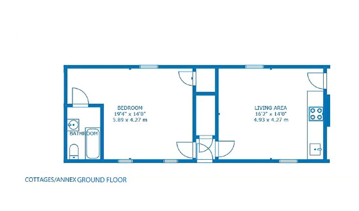 Fernie Cottage Ground Floor, 116, West Street, Colchester floorplan