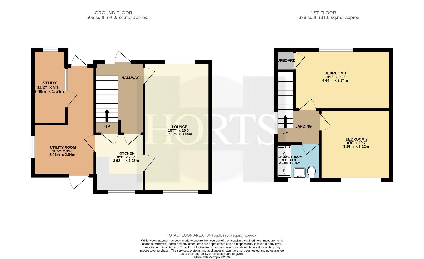 61, Round Avenue, Rugby floorplan