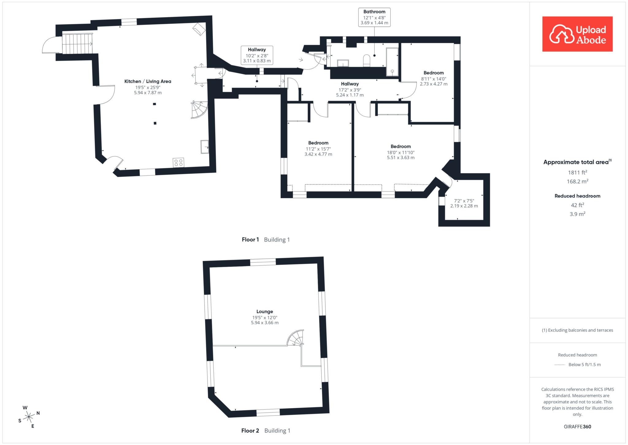 16, Dalzell House, Motherwell floorplan