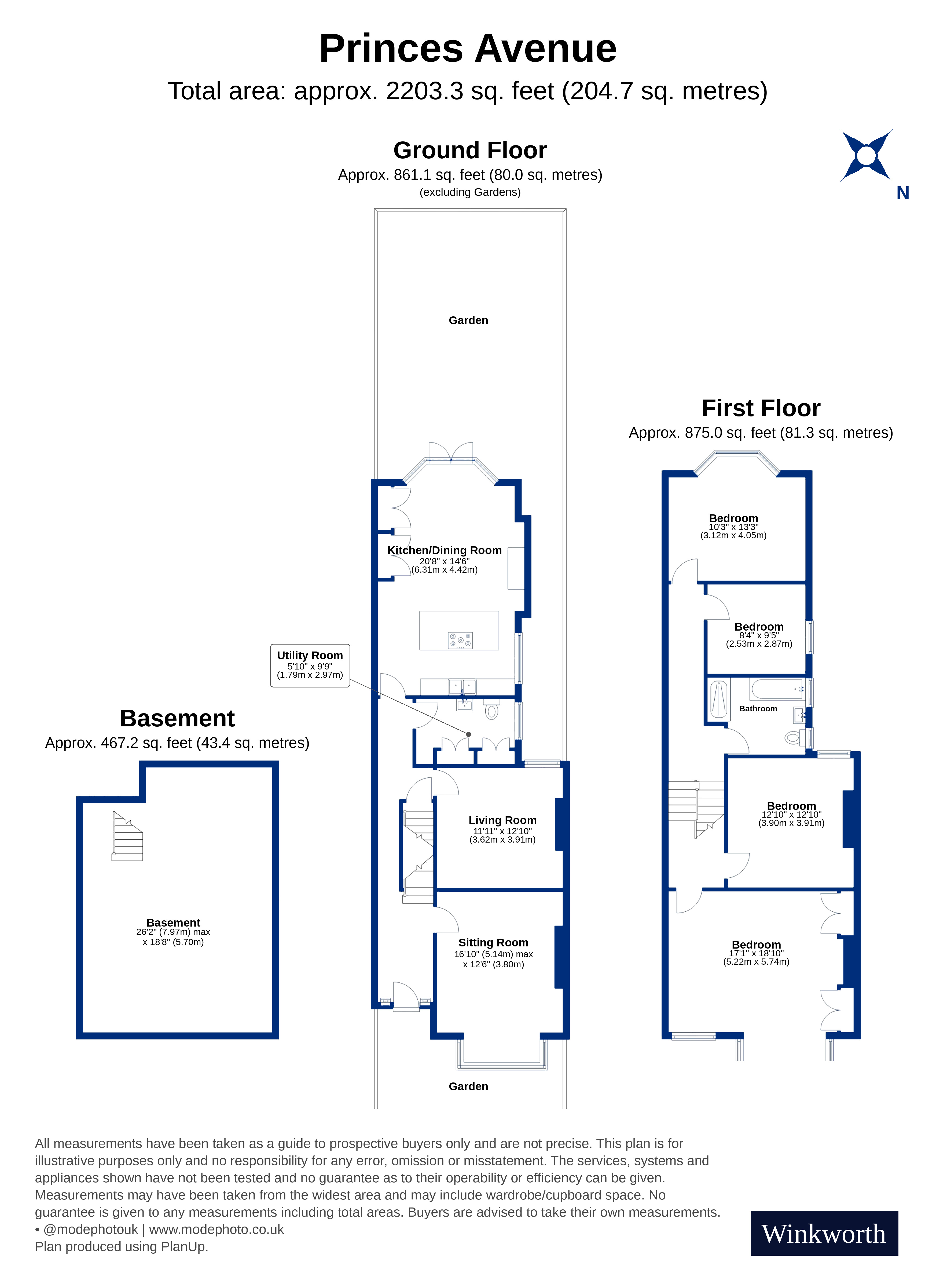 Princes Avenue, London floorplan