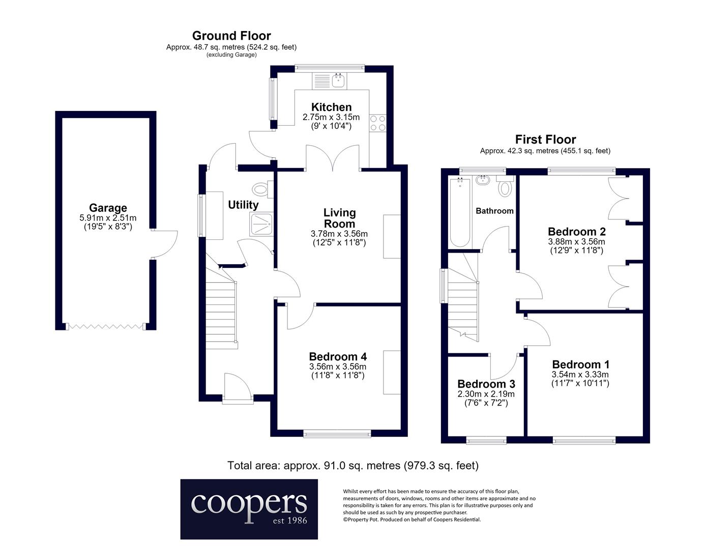 8, Chatsworth Gardens, Harrow floorplan