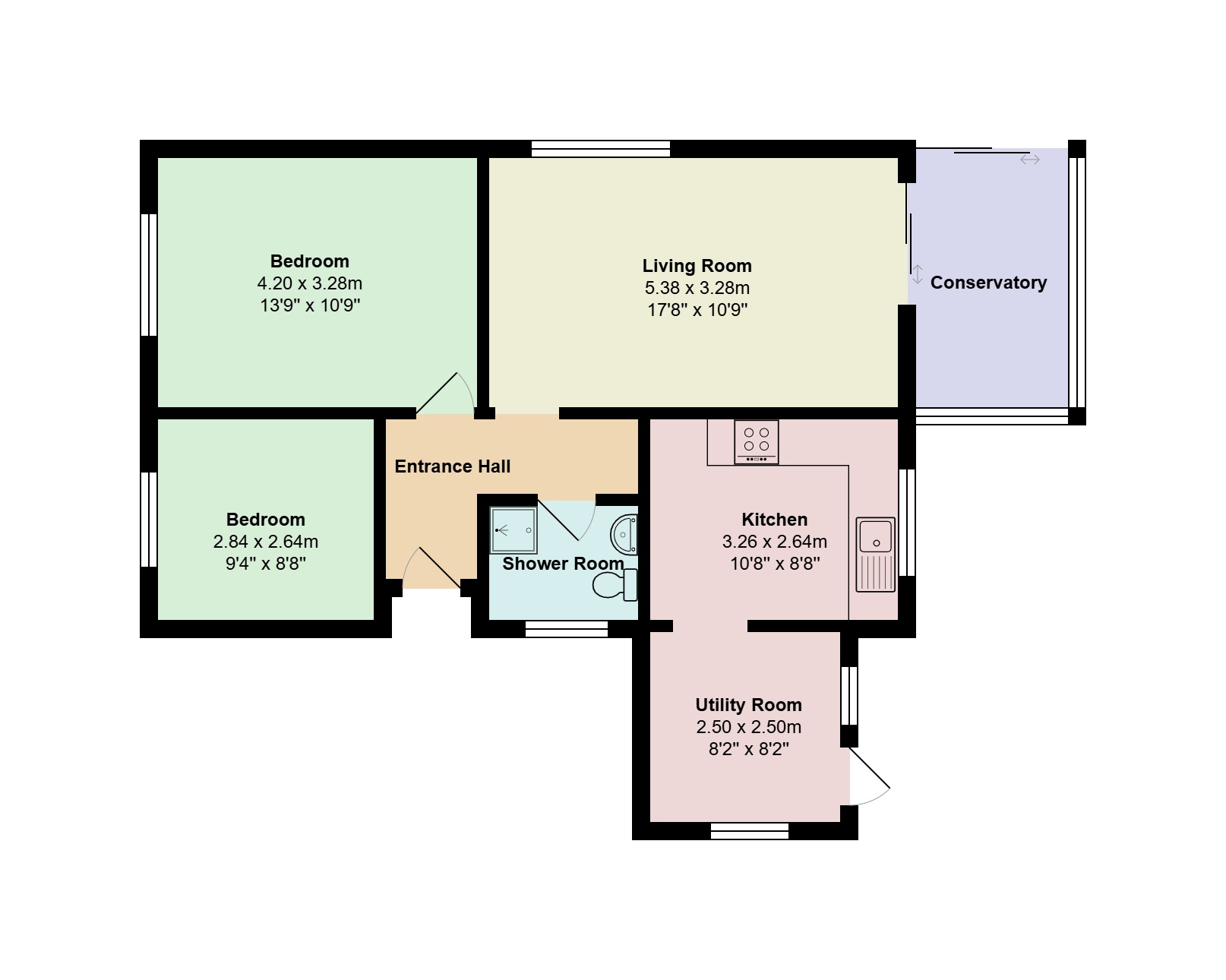 10 Cedar Close, Stowmarket floorplan