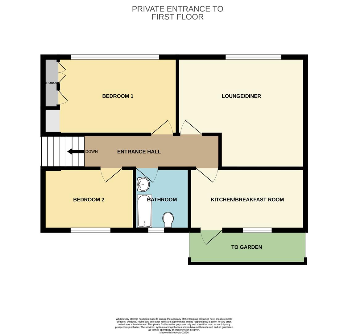 2A, Ocean Parade, Worthing floorplan