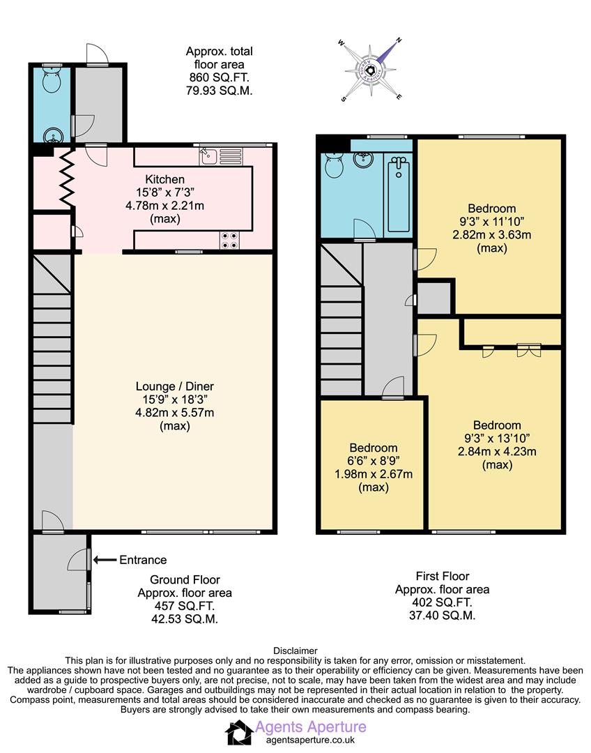 72, Colt Stead, New Ash Green floorplan