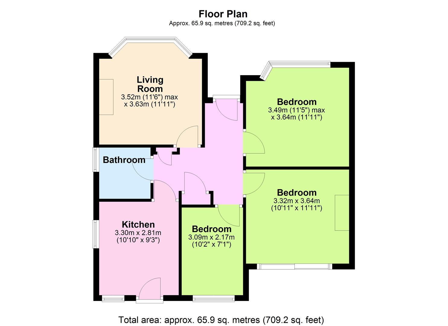 4, Sackville Crescent, Worthing floorplan