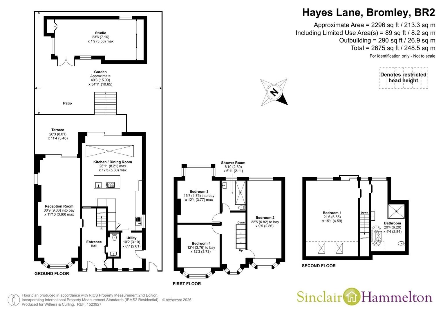 188, Hayes Lane, Hayes floorplan