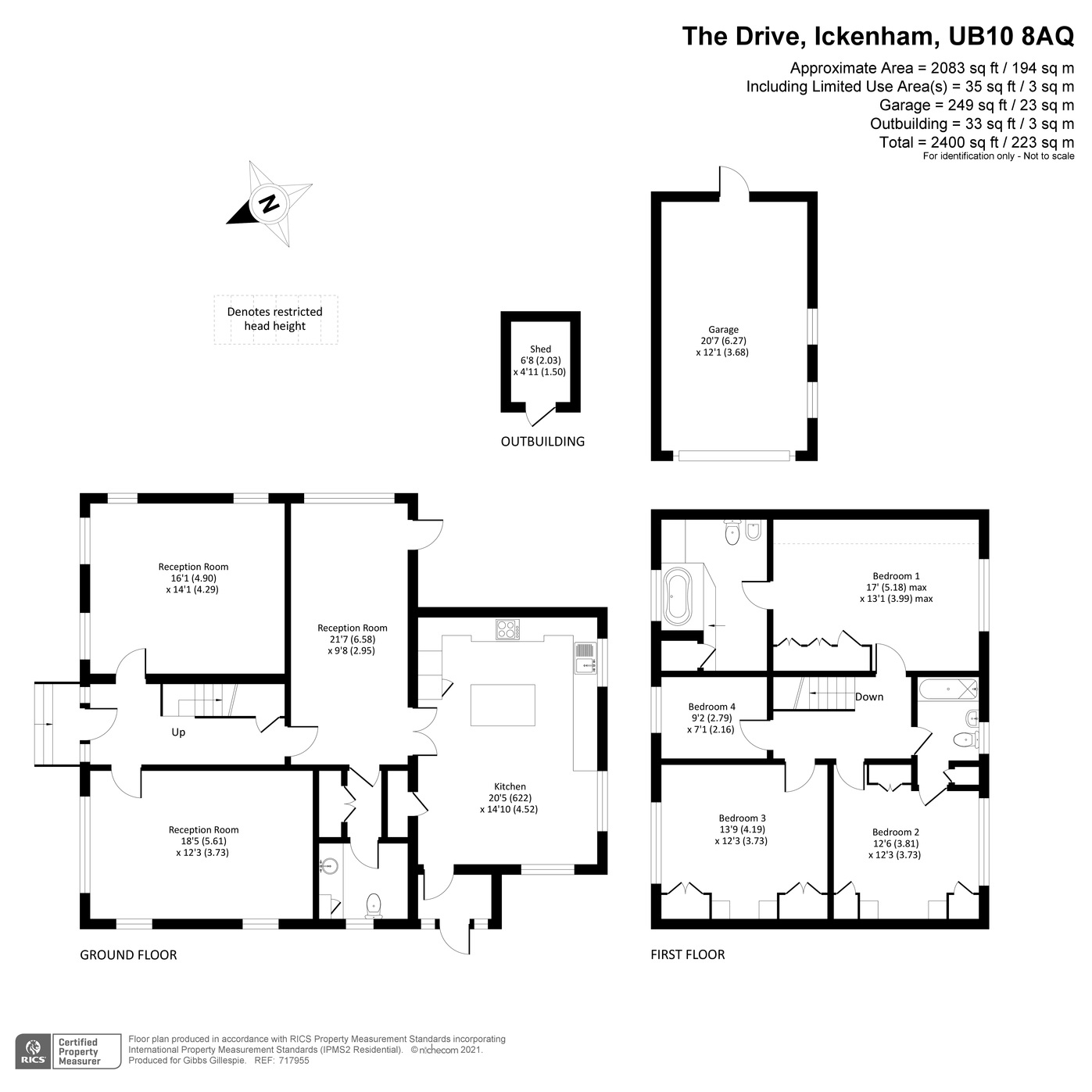 The Drive, Ickenham, Uxbridge UB10, 4 bedroom detached house for sale