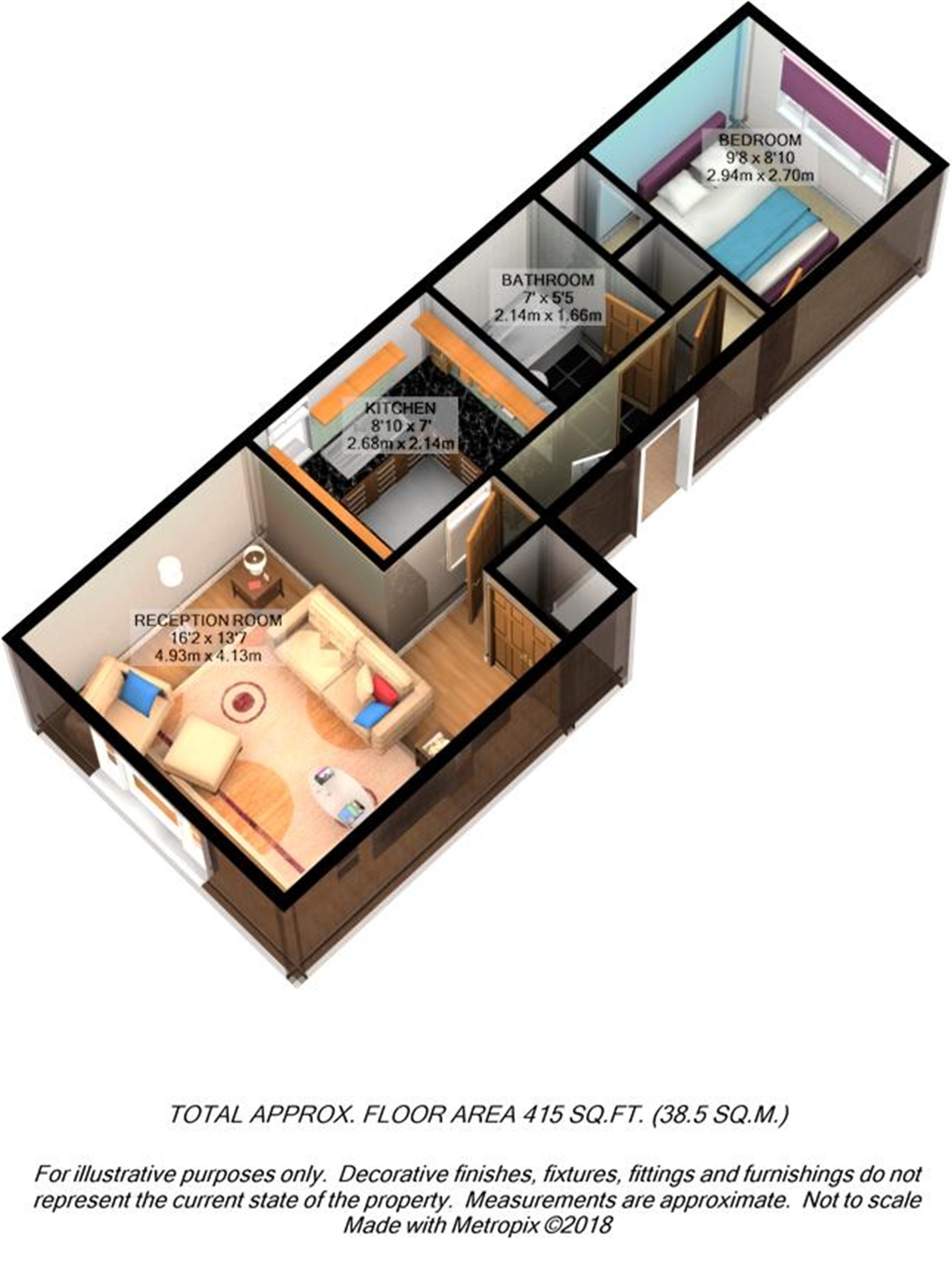 1 Bedrooms Flat to rent in Turnpike Lane, Uxbridge, Middlesex UB10