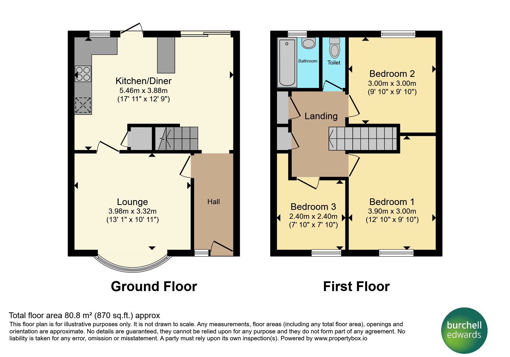 247, Chelmsley Road, Birmingham floorplan