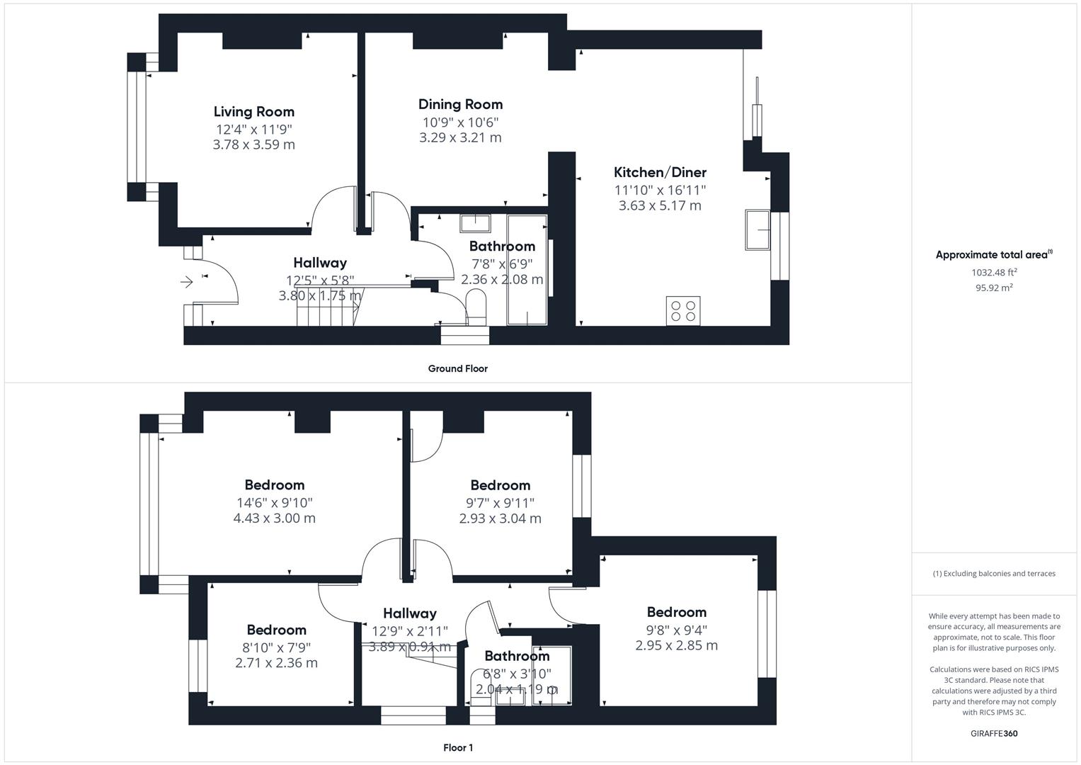 128, Buckingham Road, Aylesbury floorplan