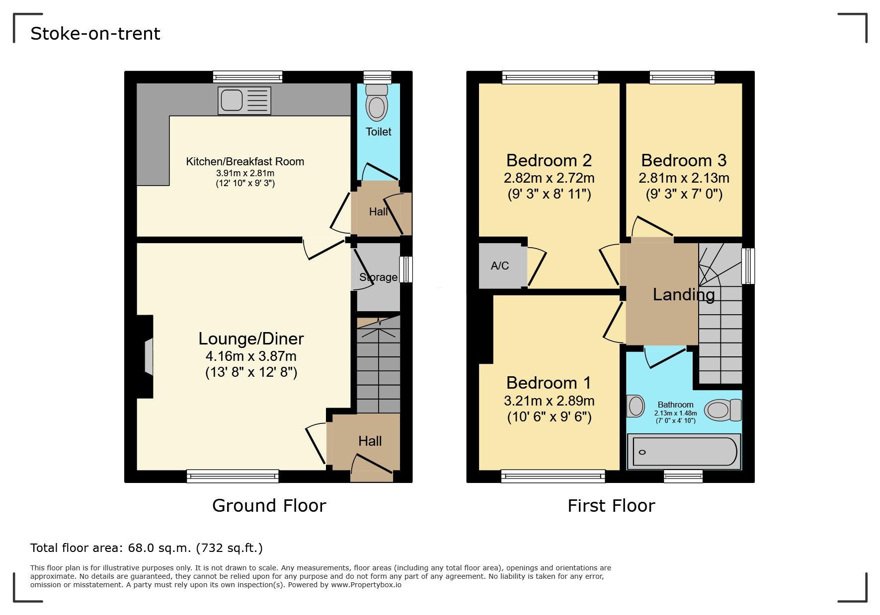 Langford Road, Staffordshire floorplan