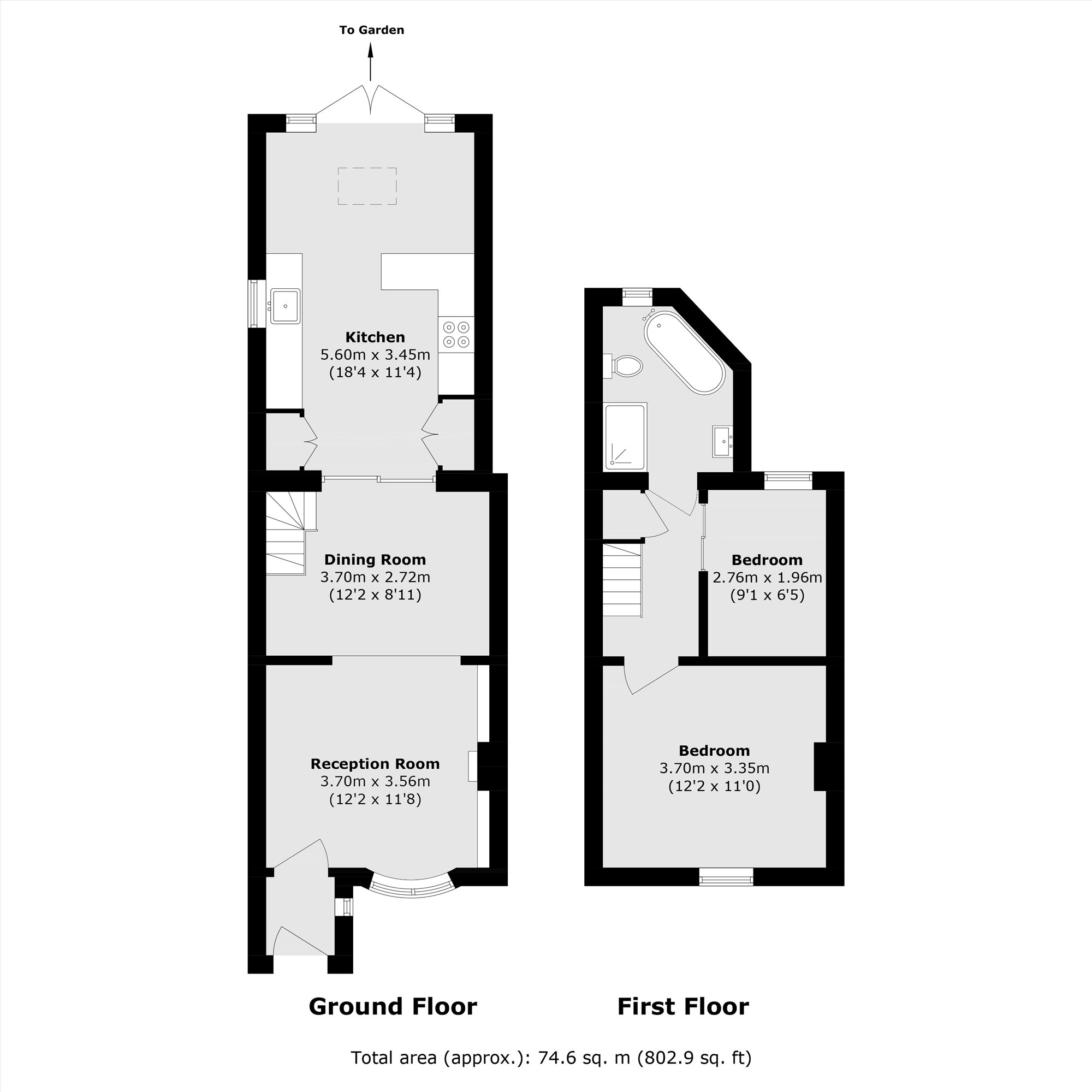 7, Spring Gardens, West Molesey floorplan