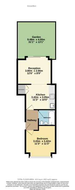 Sidney Avenue, London floorplan
