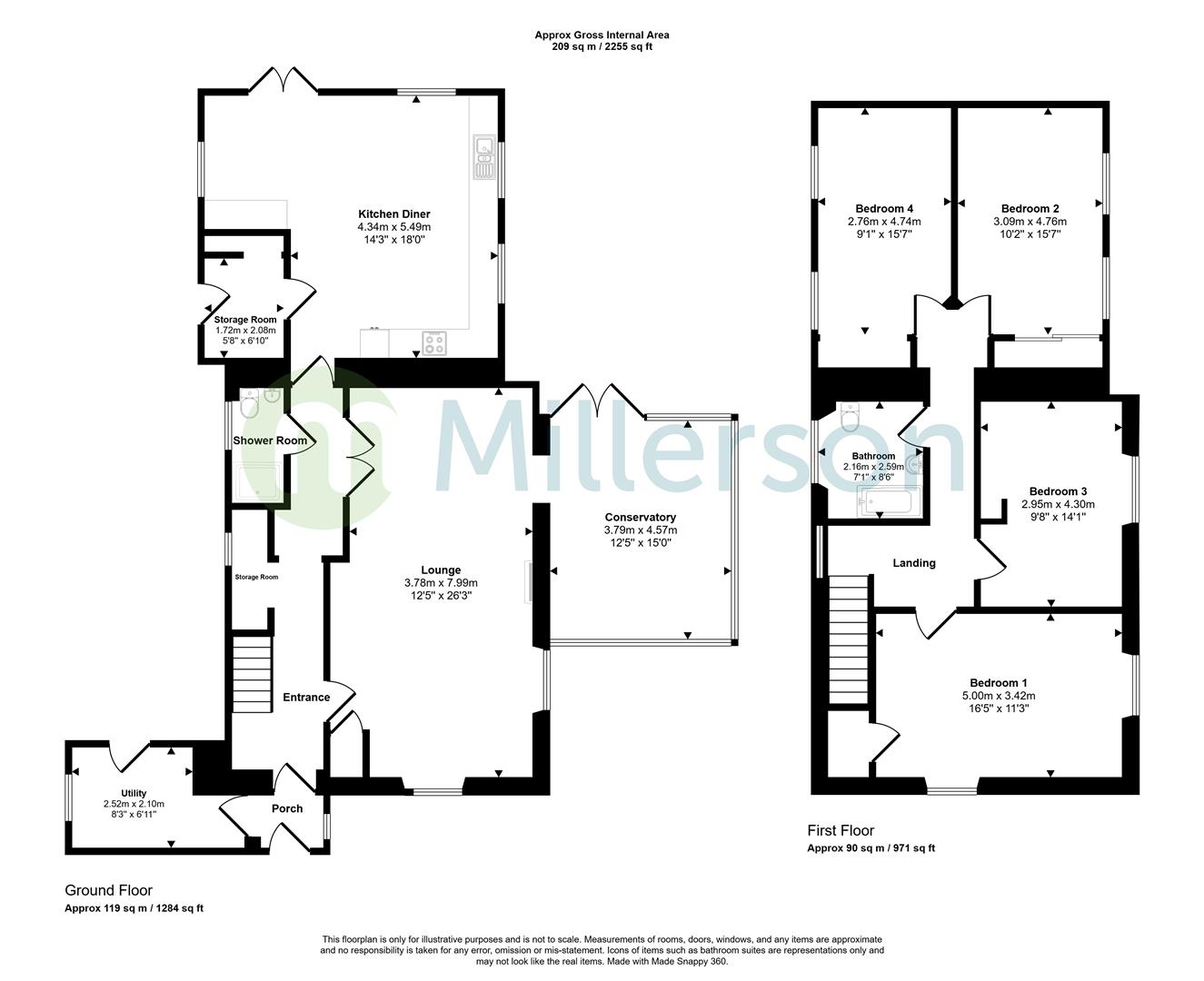 Foxhole, St. Austell floorplan