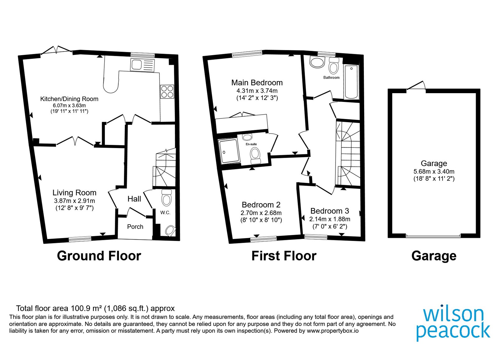 8, Markham Rise, Bedfordshire floorplan