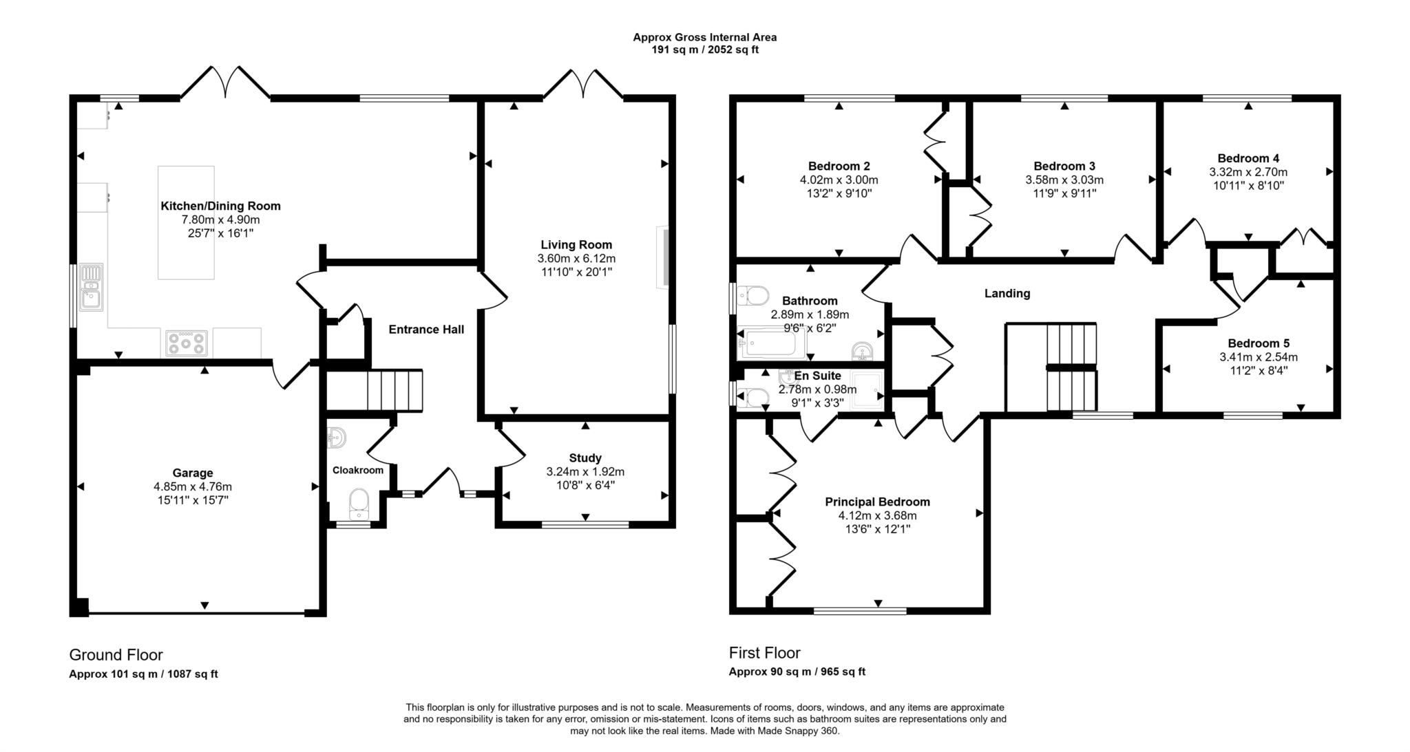 7, Sawyers Rise, Gloucester floorplan
