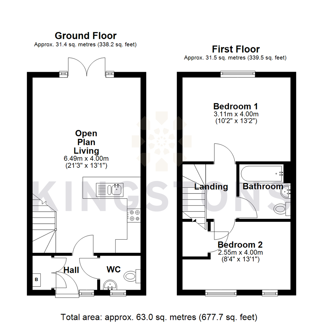 42, Maitland Place, Melksham floorplan