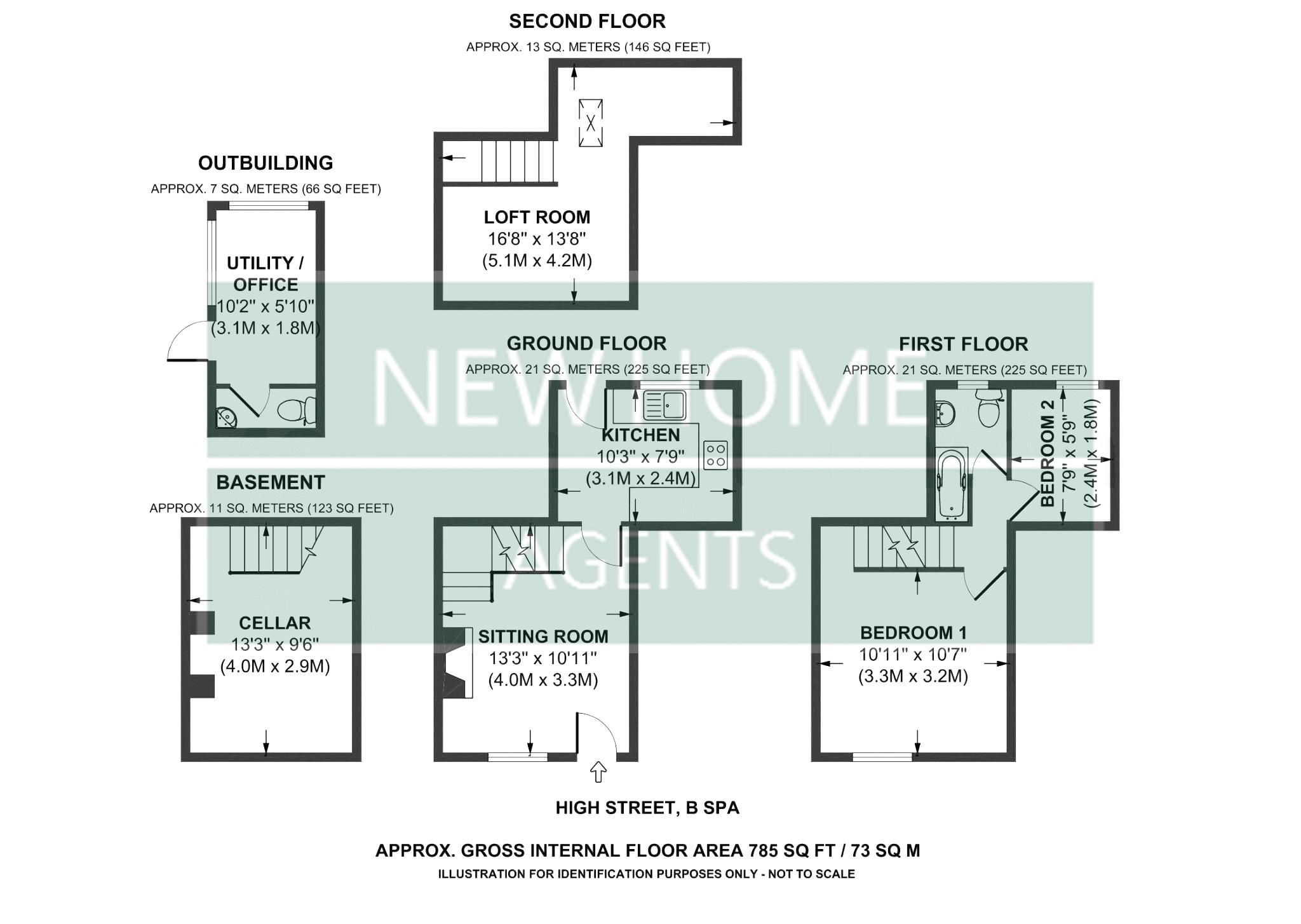 278, High Street, Wetherby floorplan