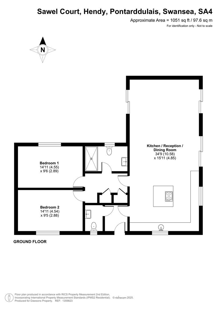 The Stables, 6 Sawel Court, Swansea floorplan