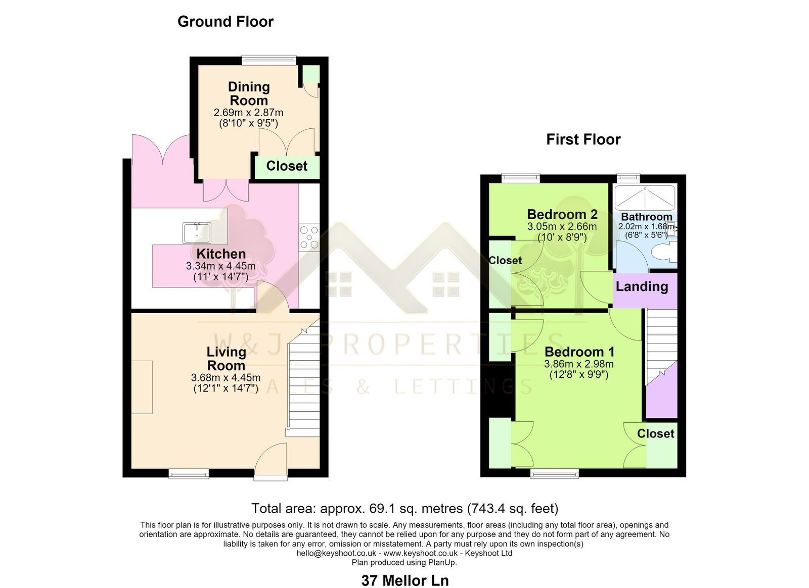 37, Mellor Lane, Blackburn floorplan