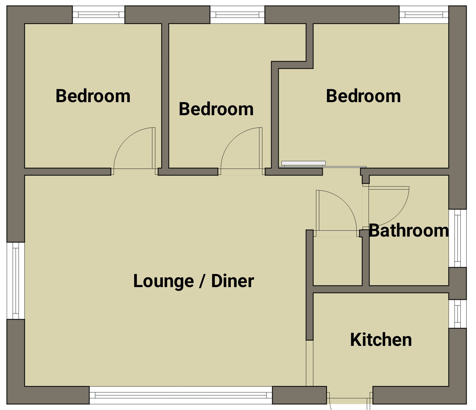 19, Timber Hill, Haverfordwest floorplan
