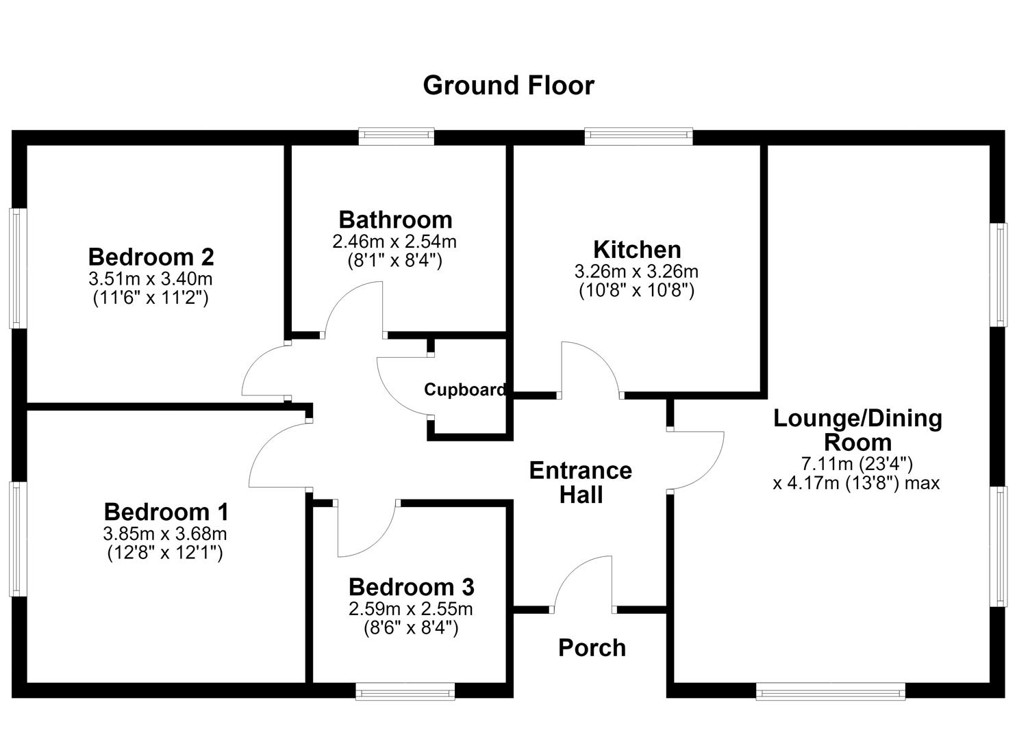 52, Brandenburg Road, Corby floorplan
