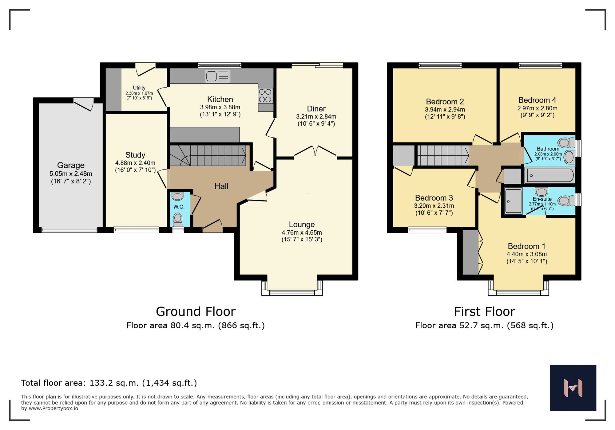 5 Foxon Way, Leicester floorplan