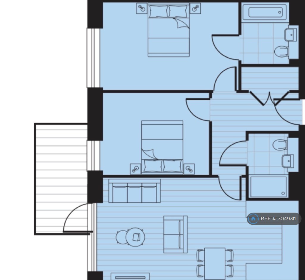 Samuelson House, Merrick Road, Southall floorplan