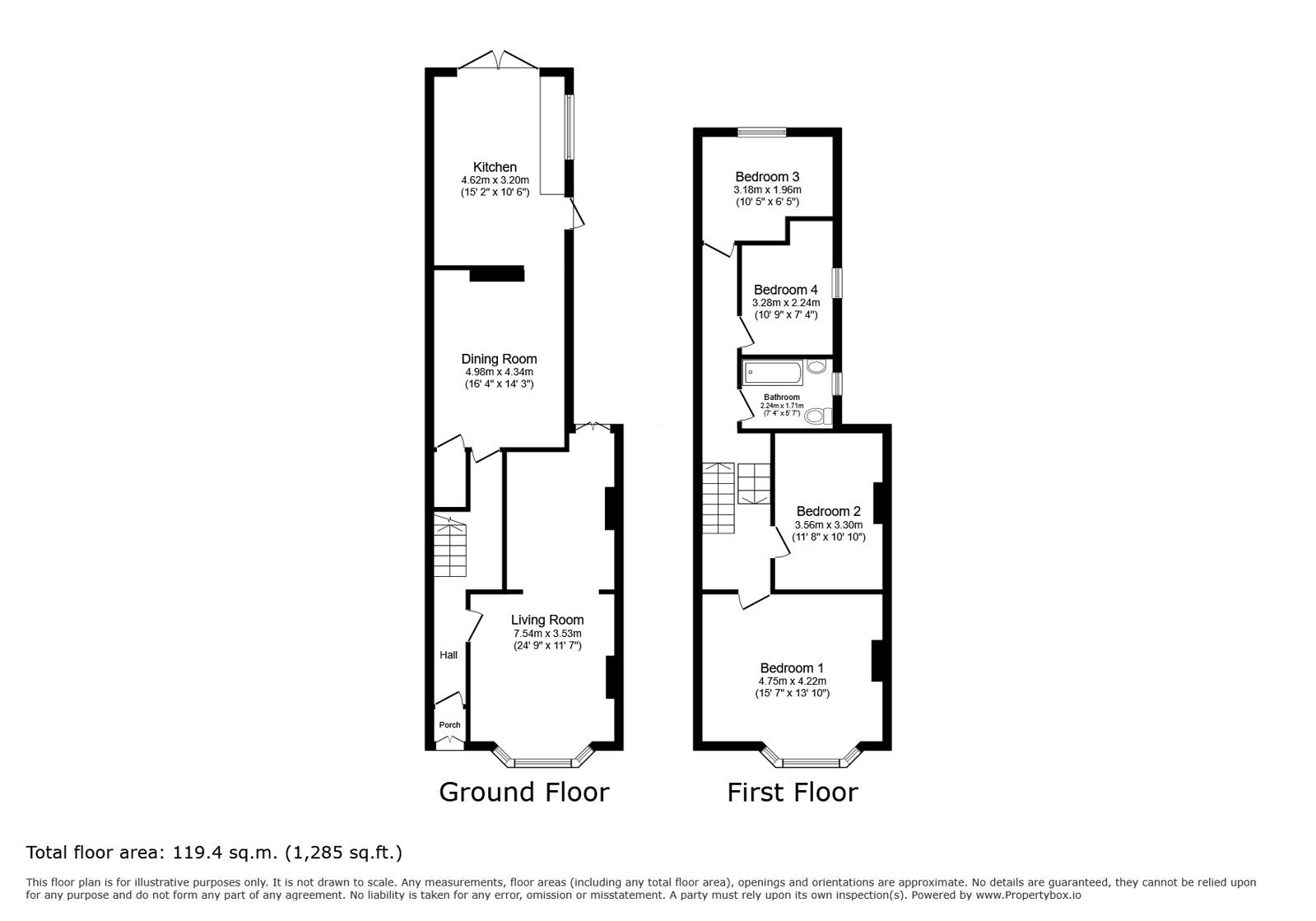 20, Major Road, Cardiff floorplan