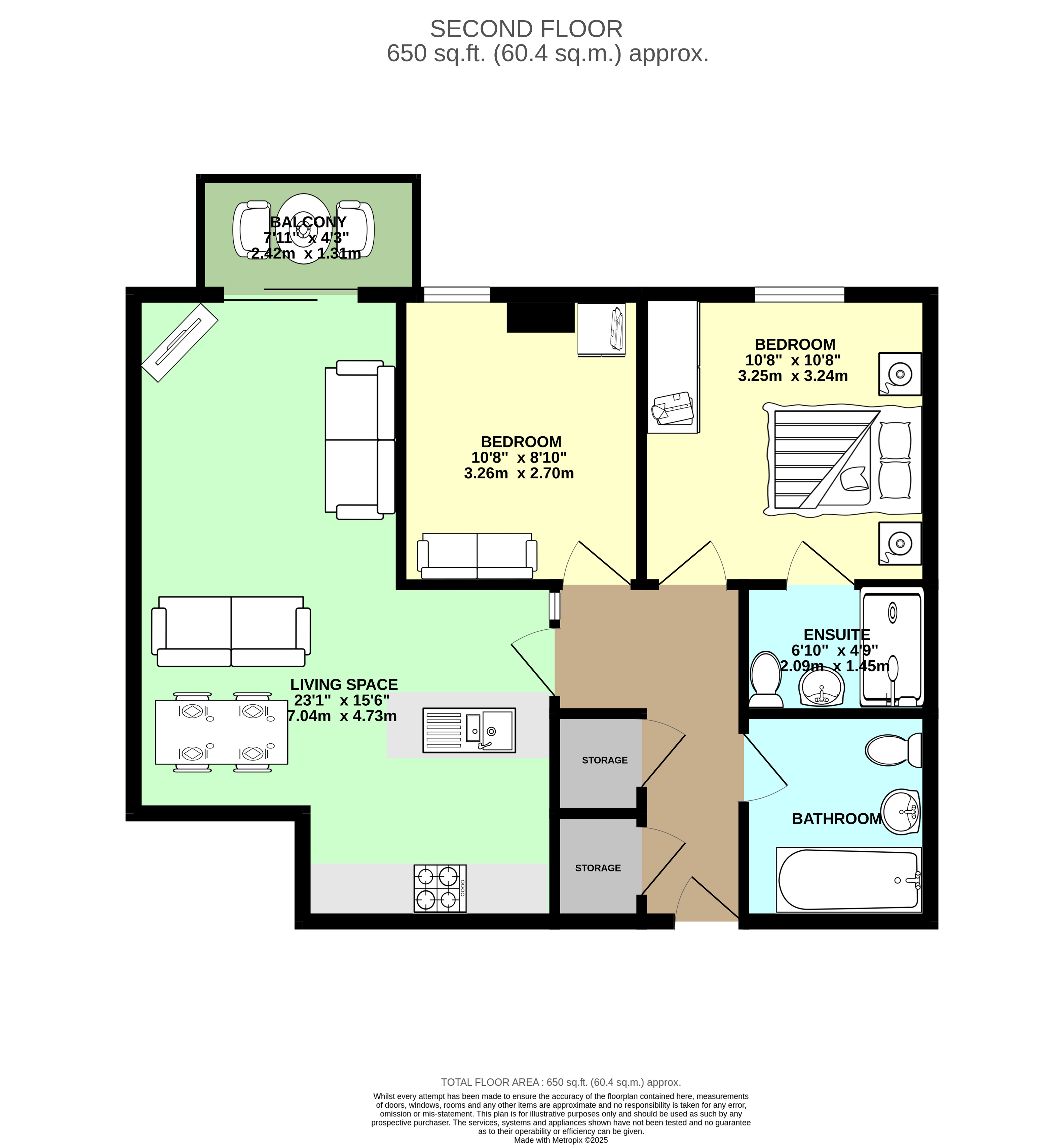 9 Balmoral Place, 2 Bowman Lane, Leeds floorplan