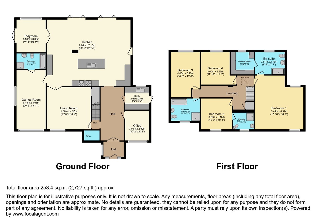20, The Fairway, Huddersfield floorplan