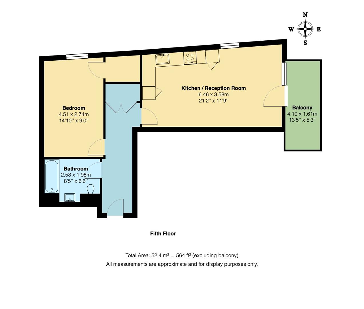 133 Malt Court, 66, Brunner Road, Walthamstow floorplan