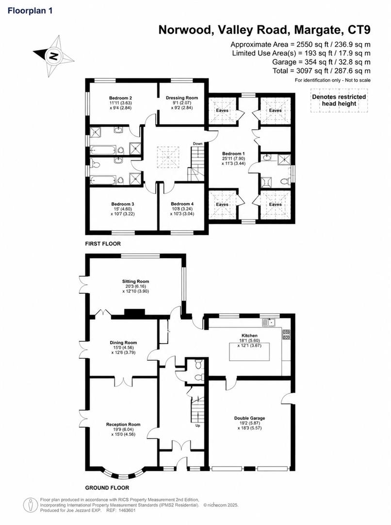 Norwood, Valley Road, Margate floorplan