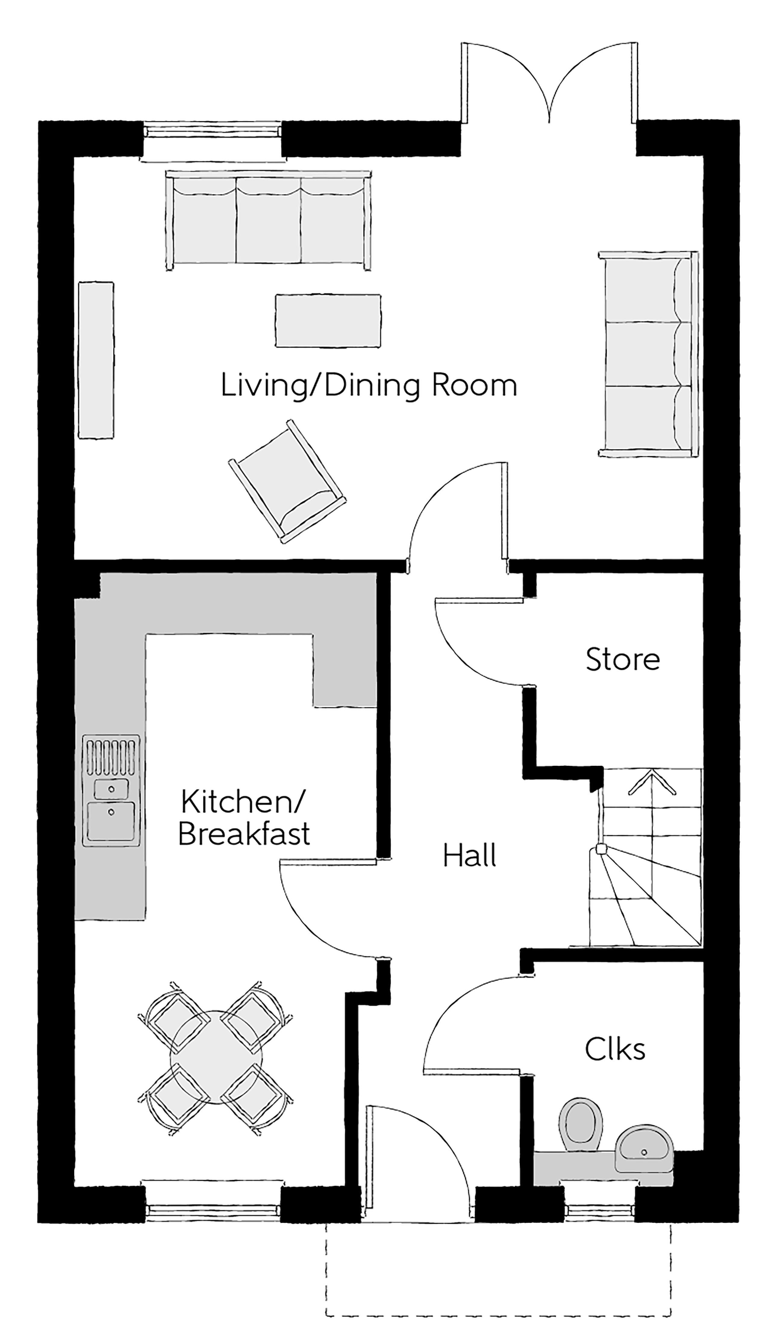12, The Paddock at Chilsey Grange, Chilsey Grange, Pyrcroft Road, Chertsey floorplan