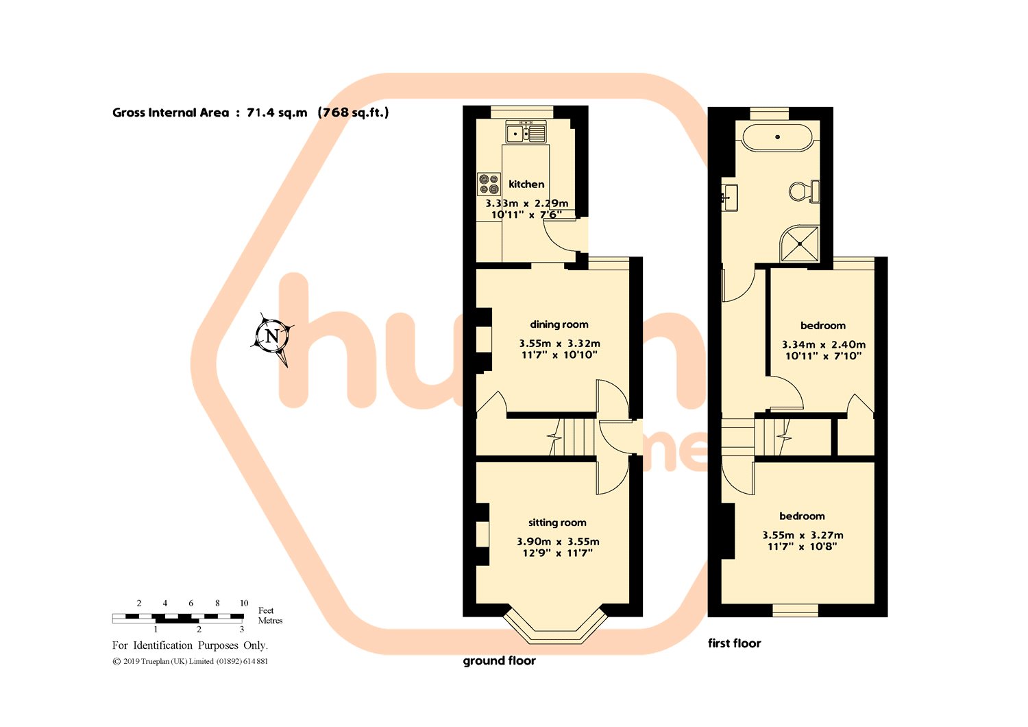 2 Bedrooms Semi-detached house for sale in Cambrian Road, Tunbridge Wells, Kent TN4