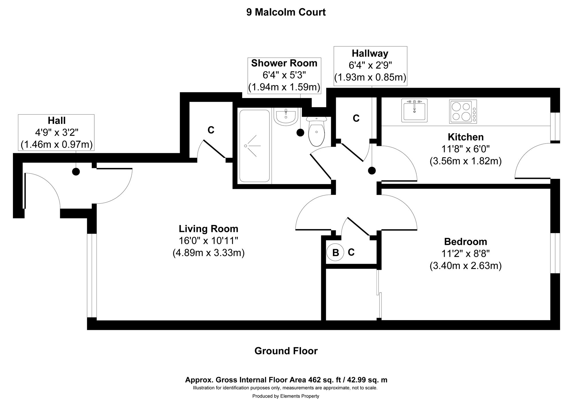 9 Malcolm Court, Bathgate floorplan
