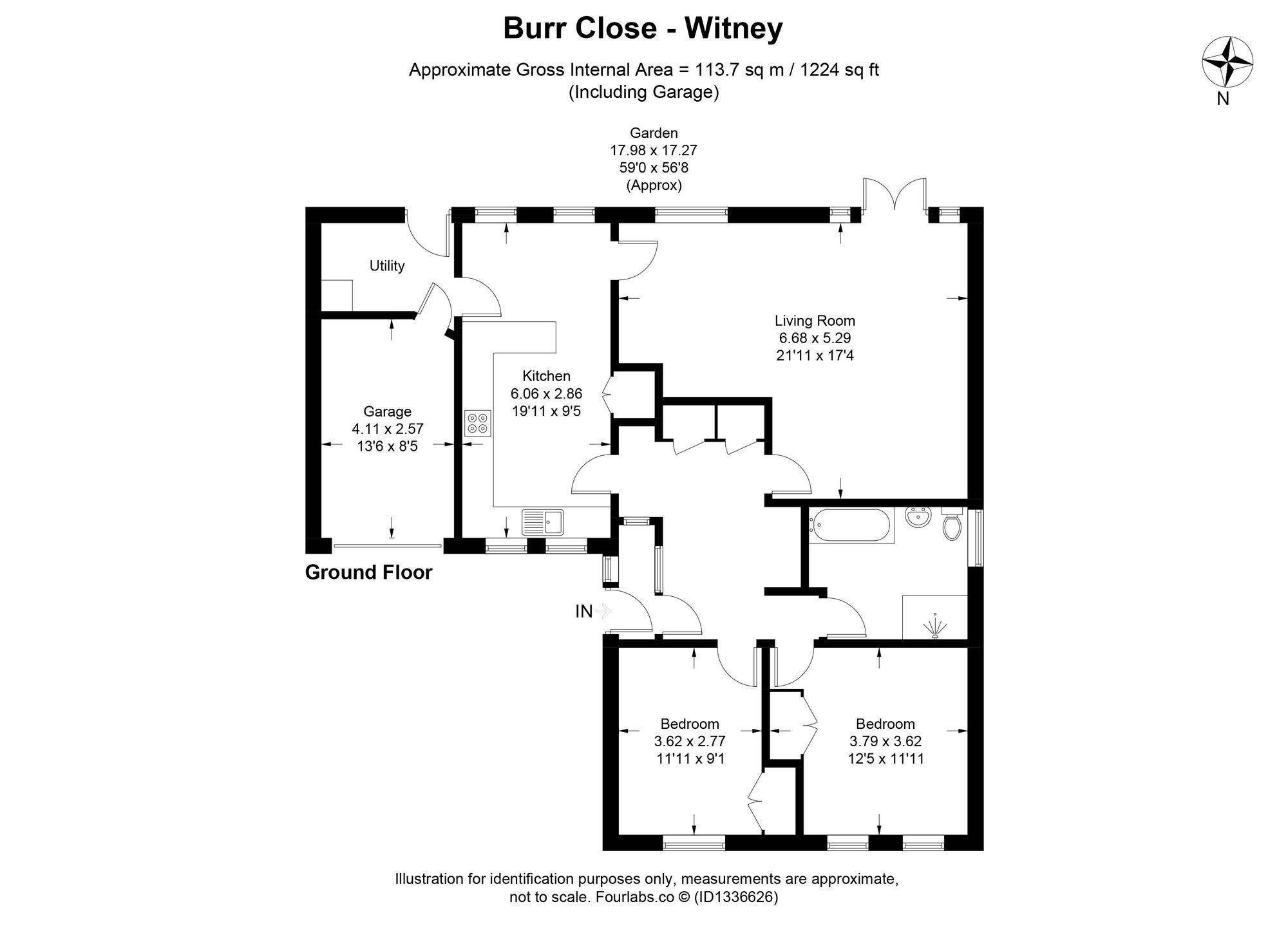 5 Burr Close, Witney floorplan