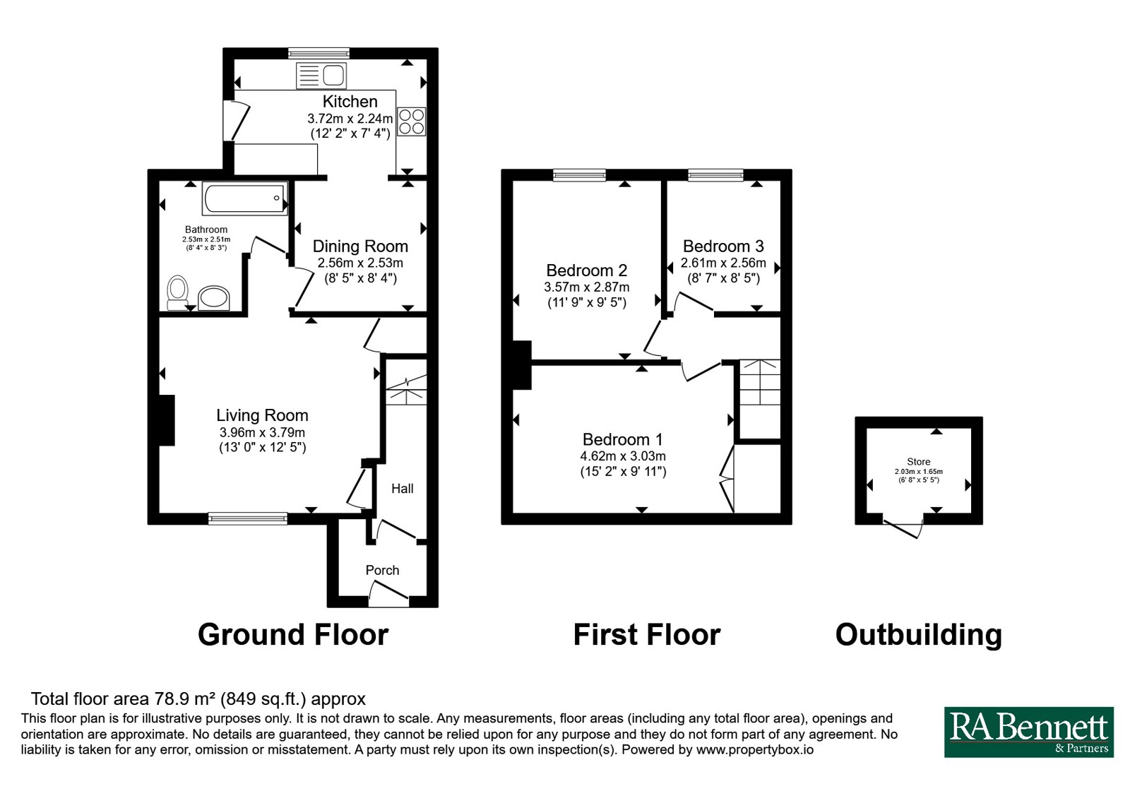 61, Clyde Crescent, Gloucestershire floorplan