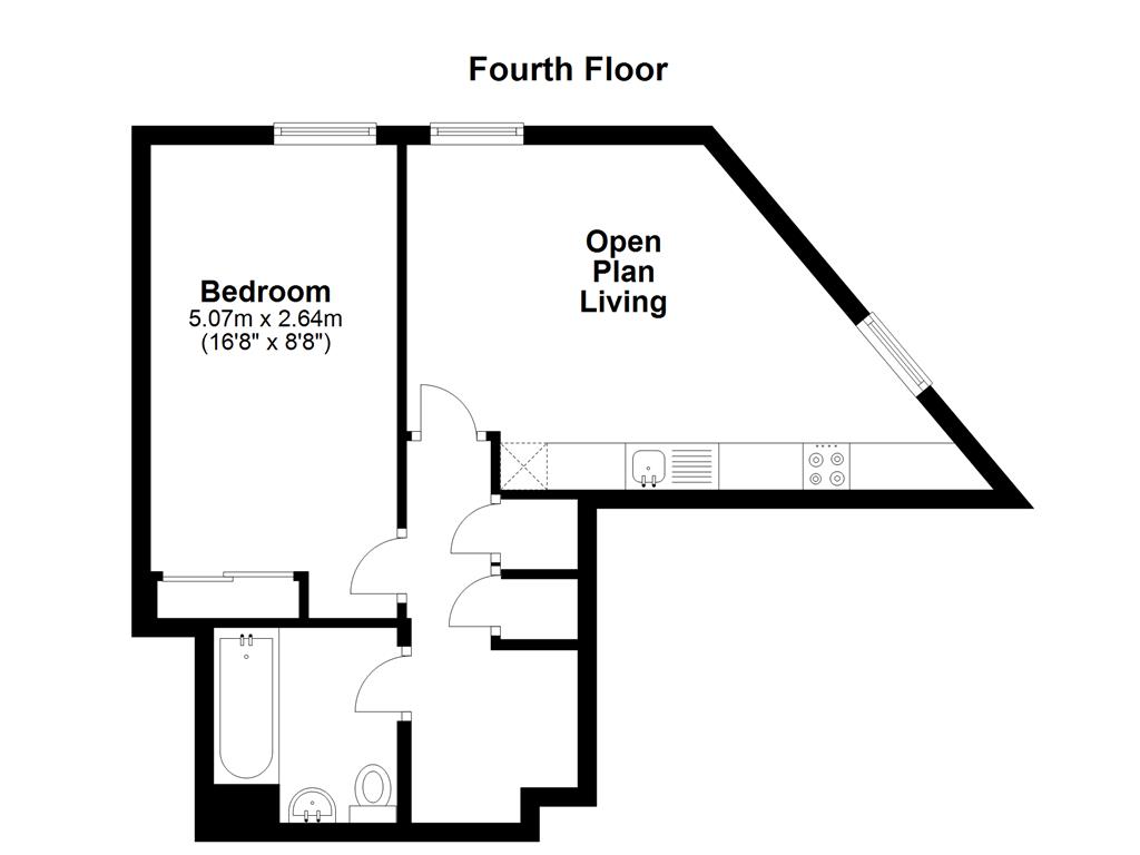 1 Bedrooms Flat to rent in Stroudley Road, Brighton BN1