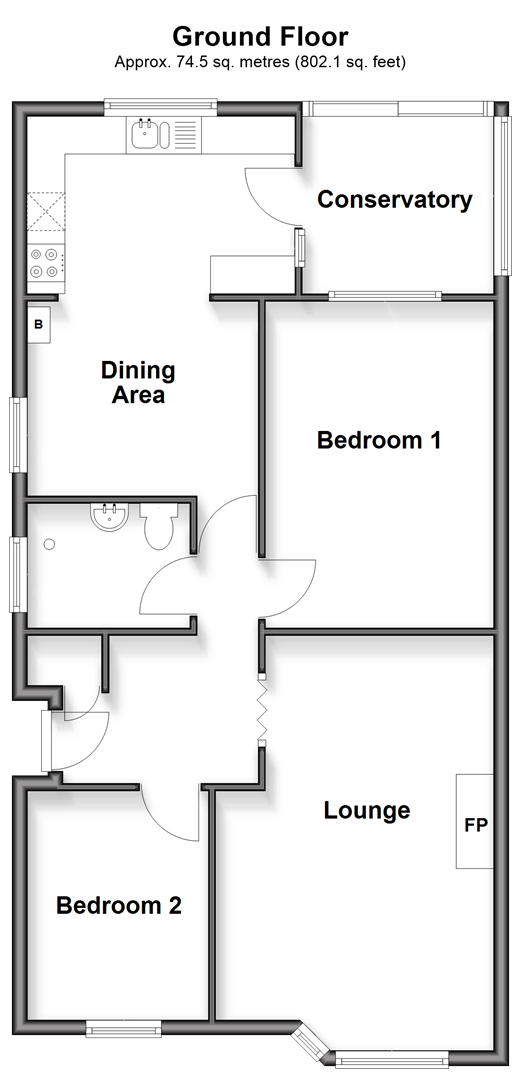 Knox Road, Havant floorplan