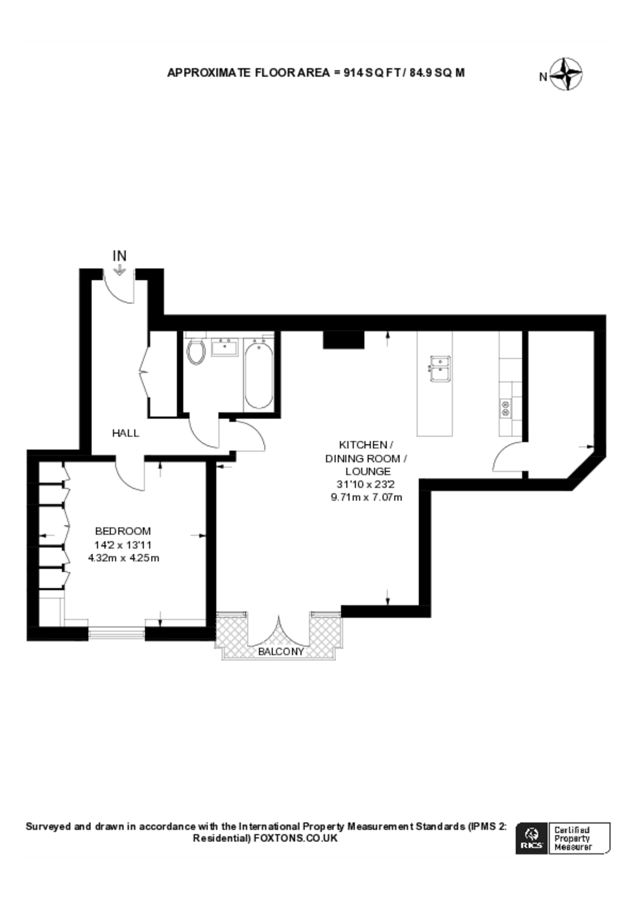 Whetstone Square, Finchley floorplan
