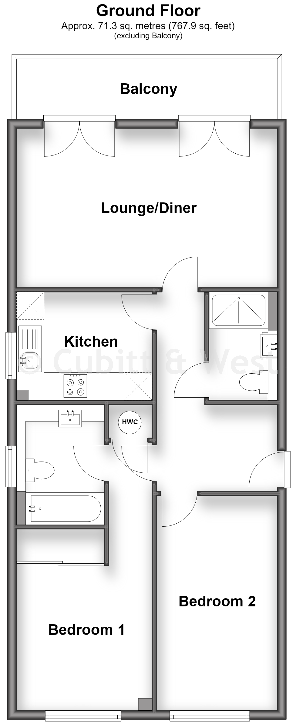 The Cascades, Valley Road, Kenley floorplan