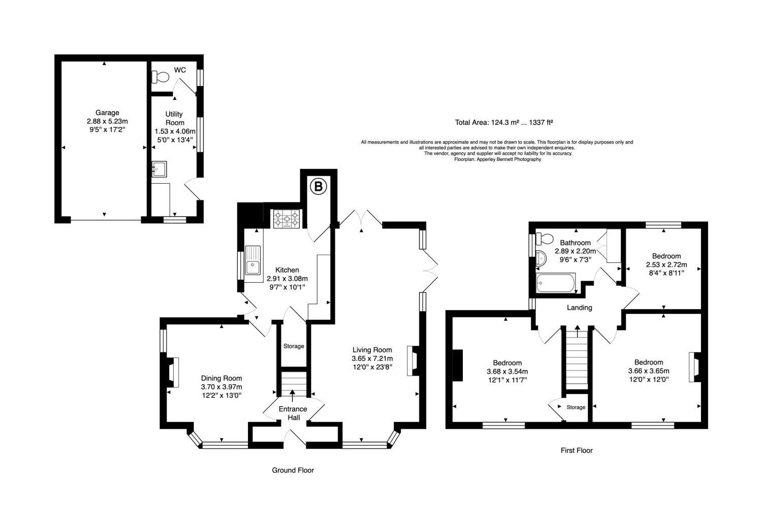 Whiteacre, Frolesworth Road, Leire, Lutterworth floorplan