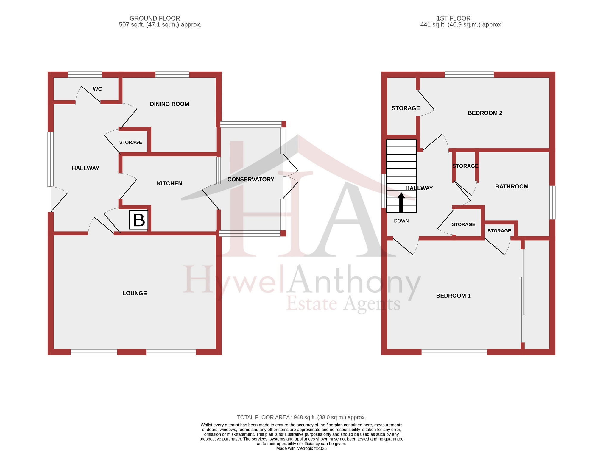 Summerfield Drive, Llantrisant, Pontyclun, Rhondda Cynon Taff. CF72 8QF floorplan