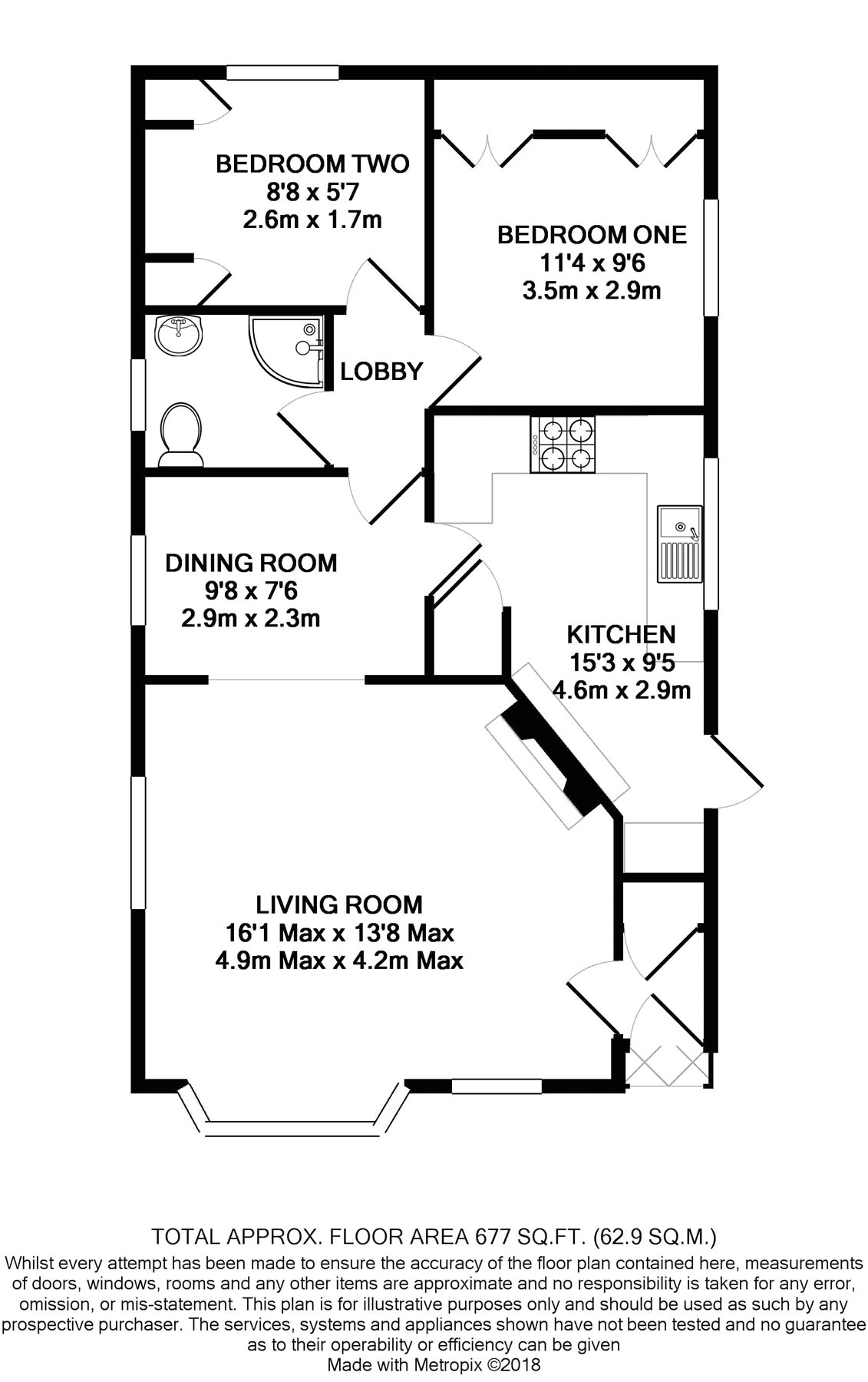 2 Bedrooms Bungalow for sale in Lyne, Chertsey, Surrey KT16