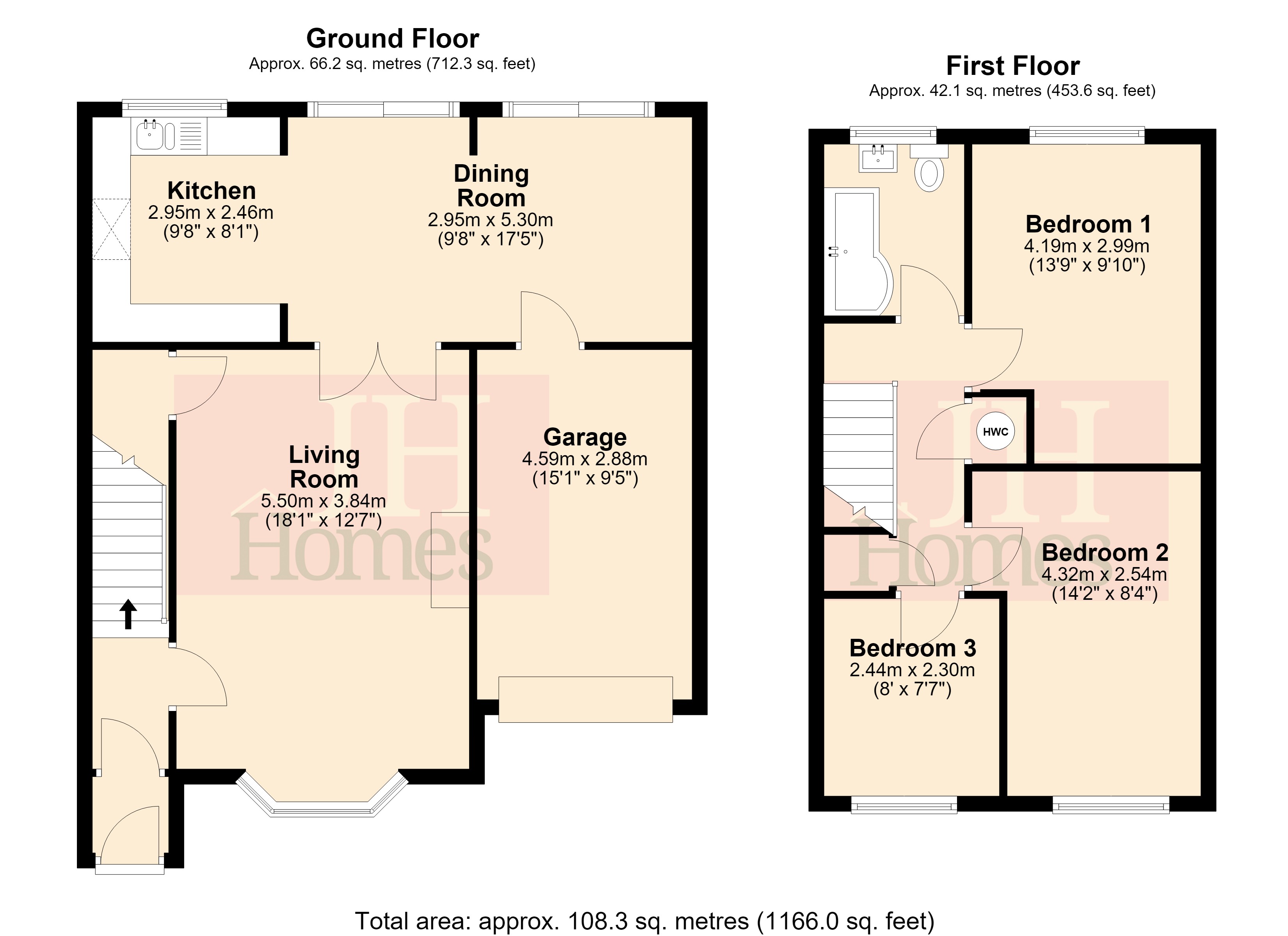 134, Parklands Terrace, Askam-in-Furness floorplan