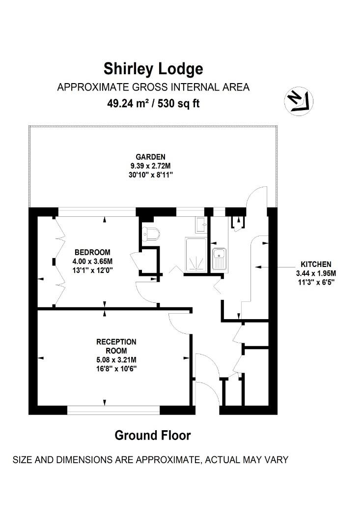 Flat 9, Shirley Lodge, Sydenham Road, London floorplan